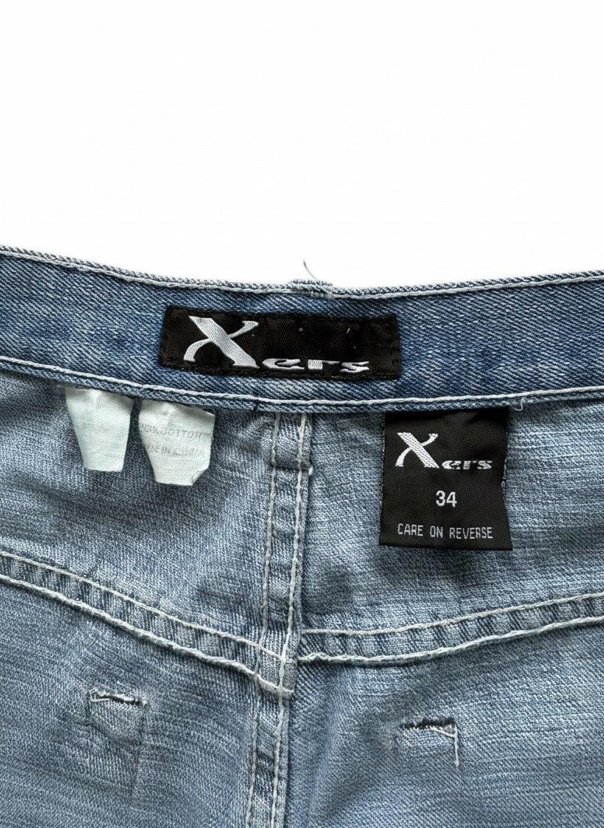 Y2K Xers Denim Shorts