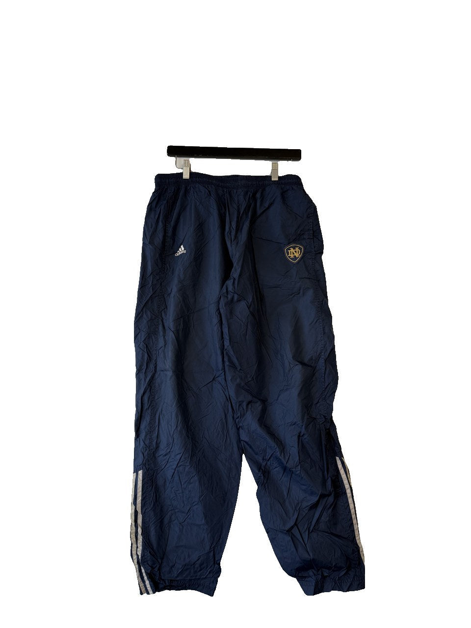 2000s Adidas Notre Dame Track Pants