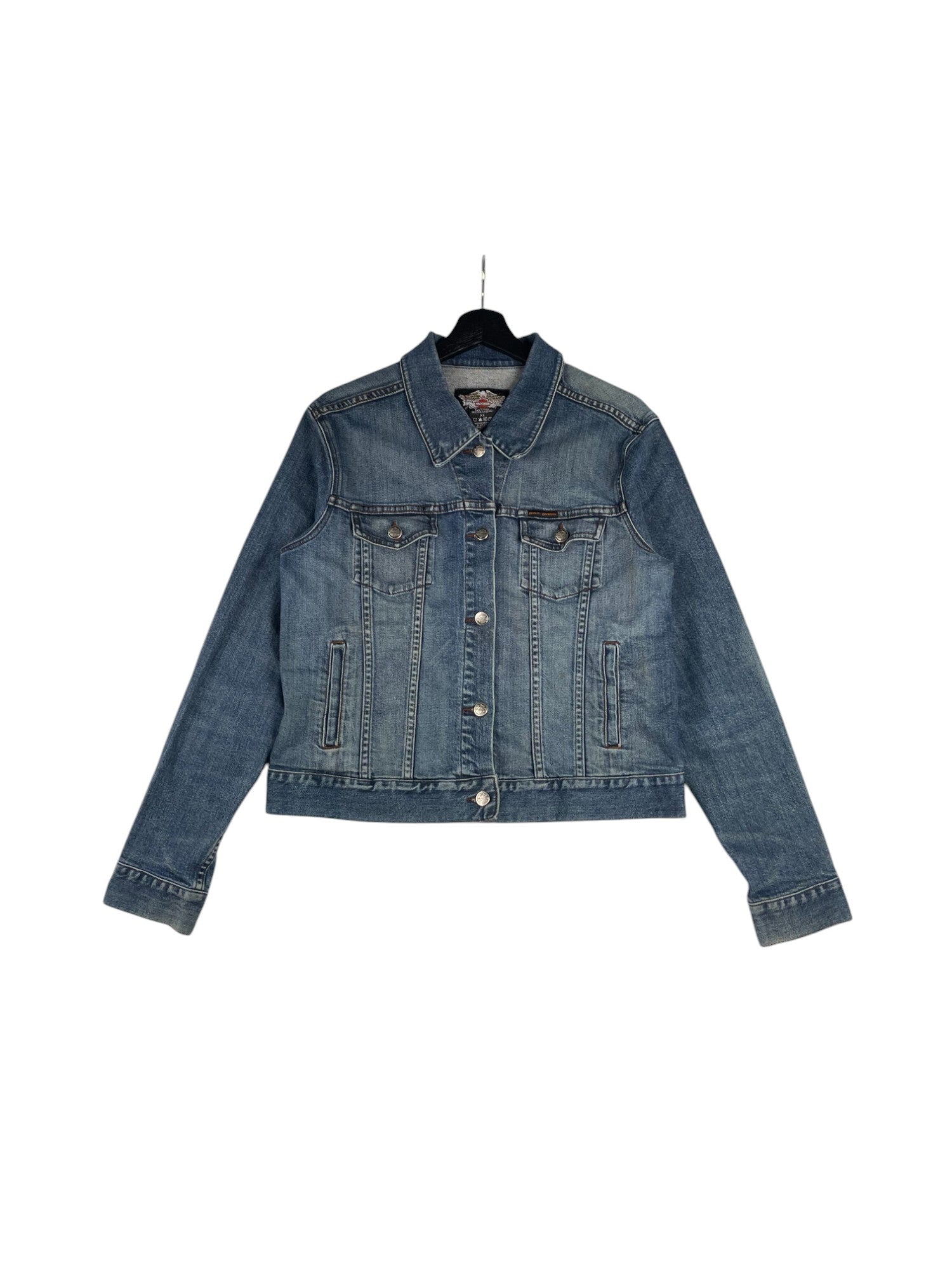 Veste en jean biker Harley-Davidson 2000s