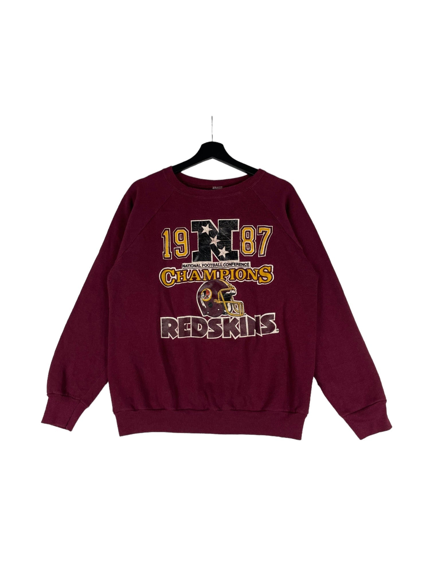 Sweatshirt Red Skins 1987