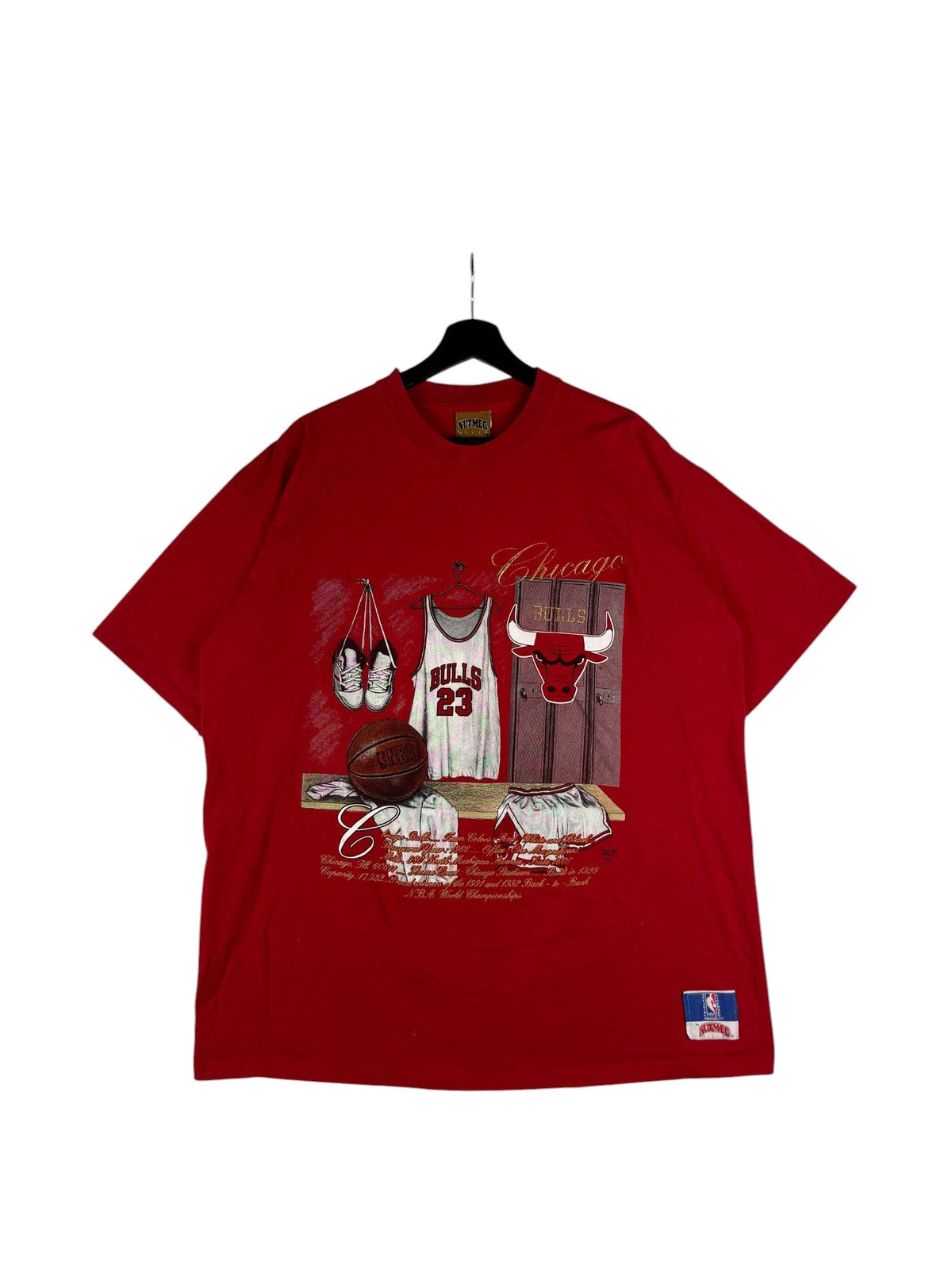 T-shirt Nutmeg Chicago Bulls 1992