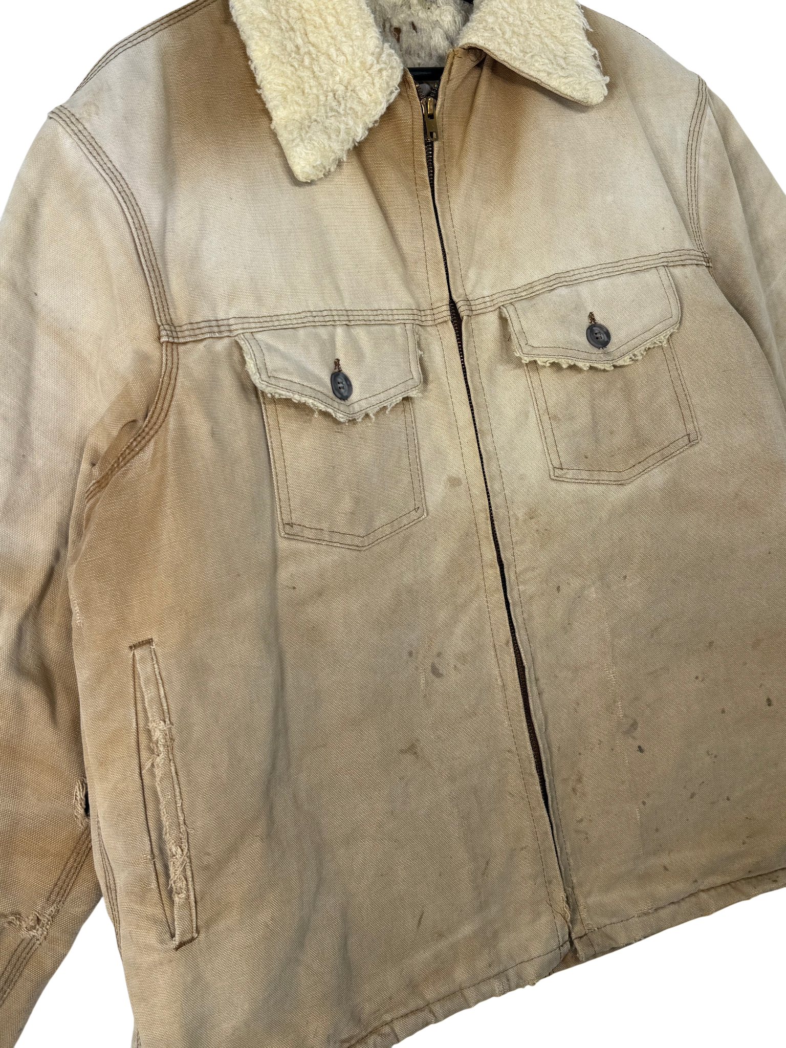 Manteau Carhartt beige 1980s – vue 2