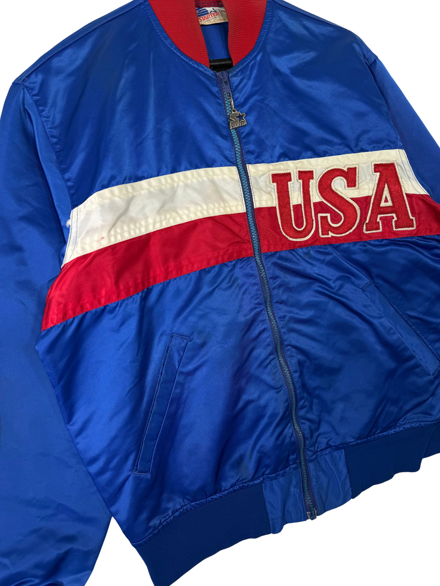 Blouson aviateur Starter USA 1980s – vue 2