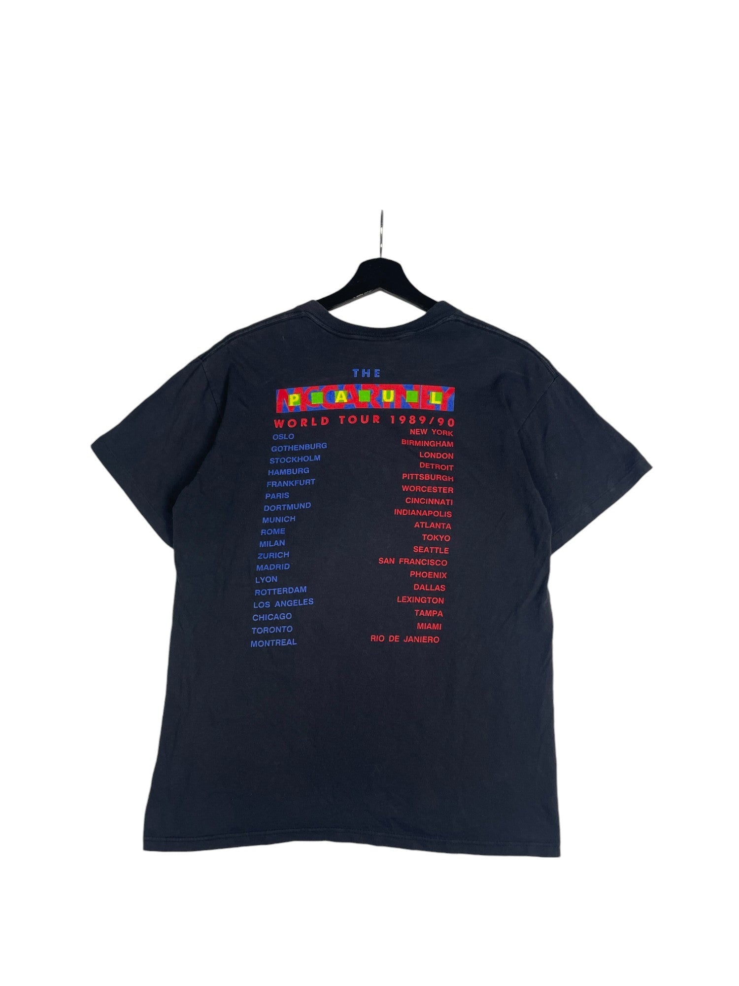 T-shirt de tournée Paul McCartney 1989 – vue 2