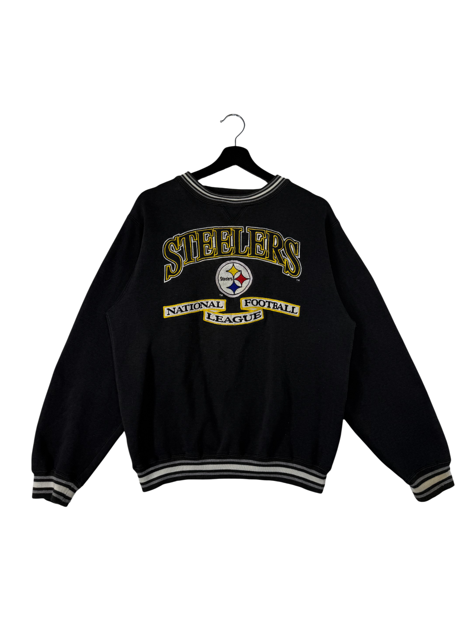 Sweatshirt Logo Athletic Steelers 1990s