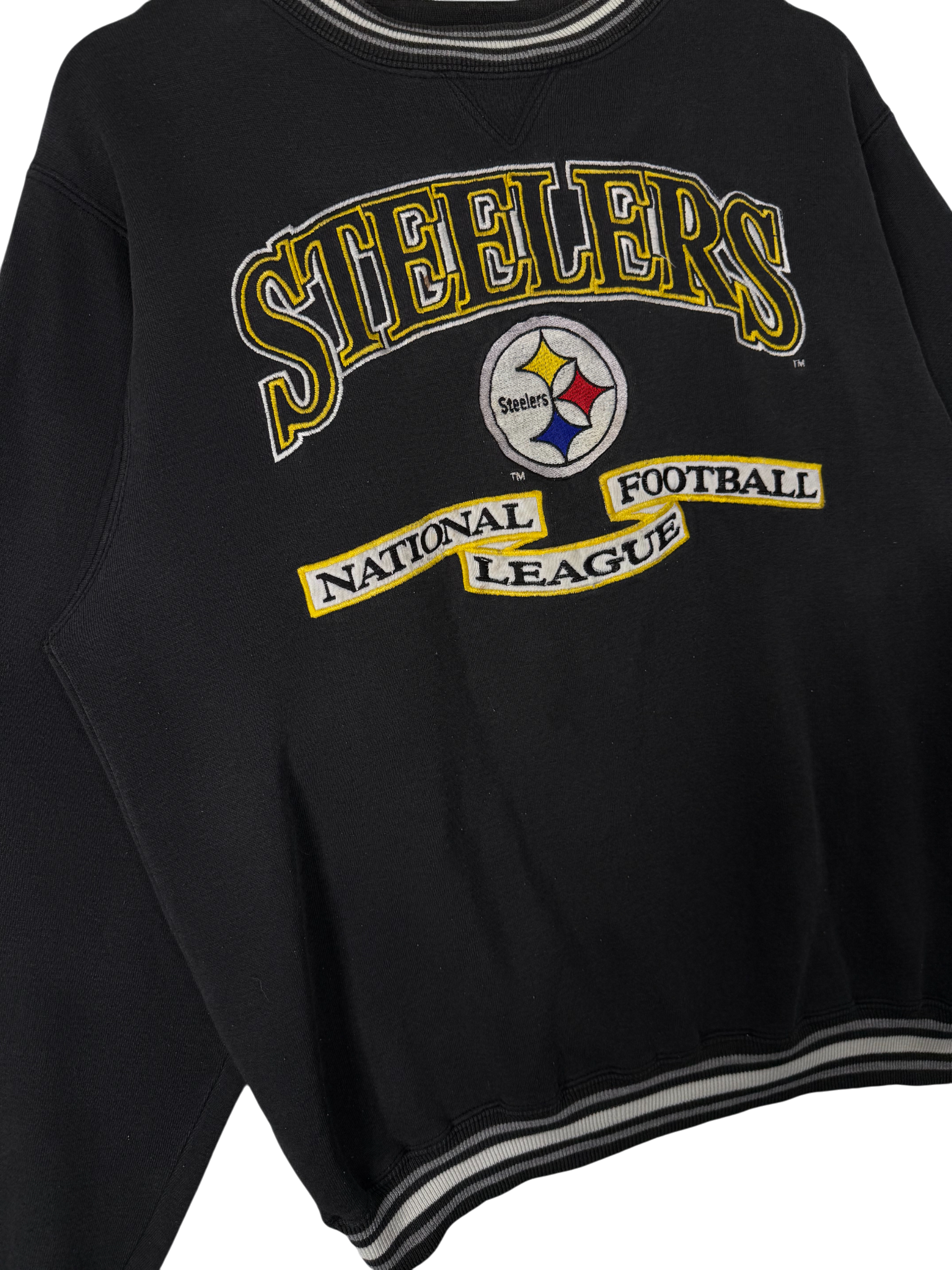 Sweatshirt Logo Athletic Steelers 1990s – vue 2