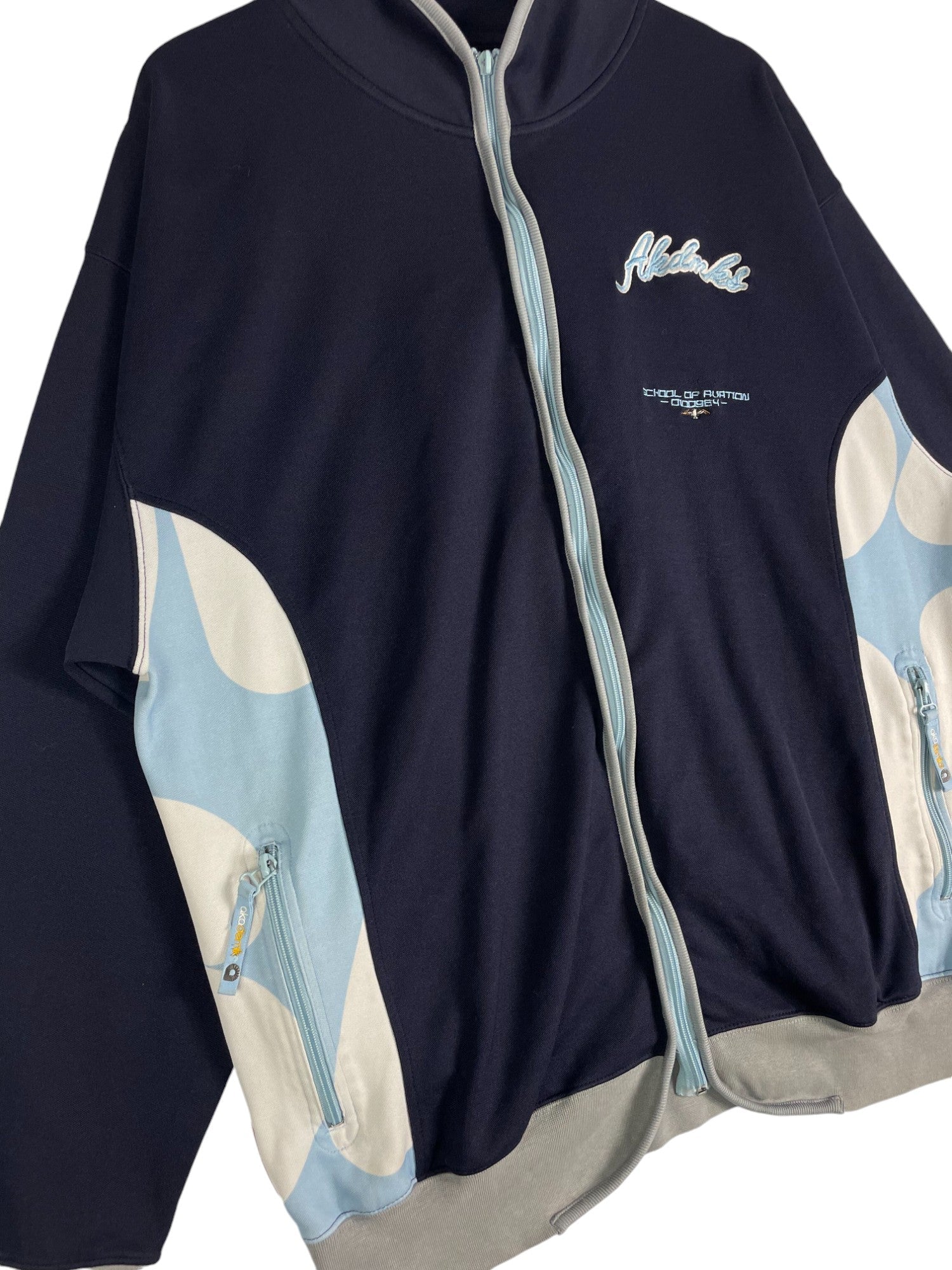 Sweatshirt zippé Akademiks streetwear 2000s – vue 2
