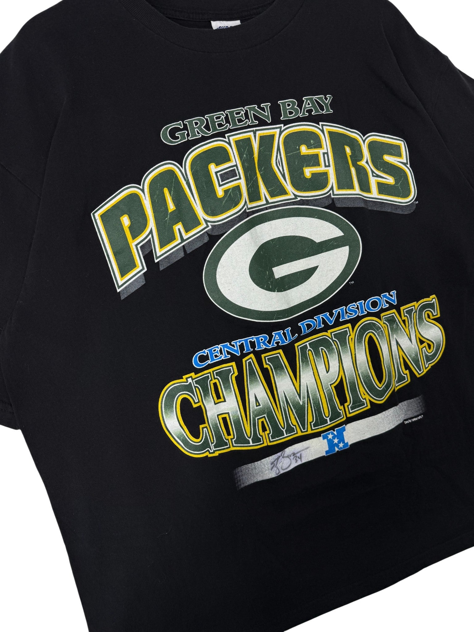 T-shirt Green Bay Packers Champions 1996 – vue 2