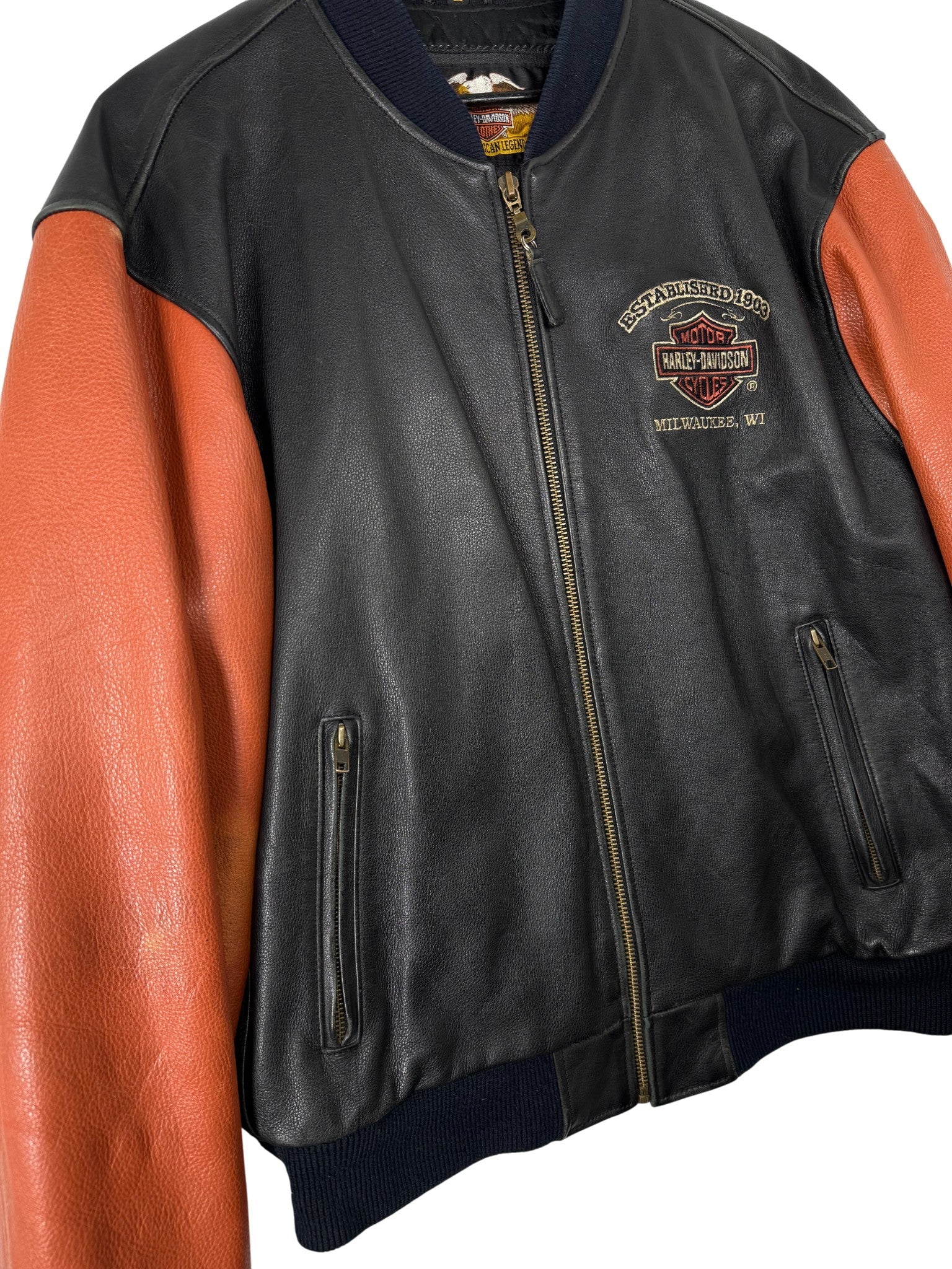 Veste en cuir Harley-Davidson 2000s – vue 2
