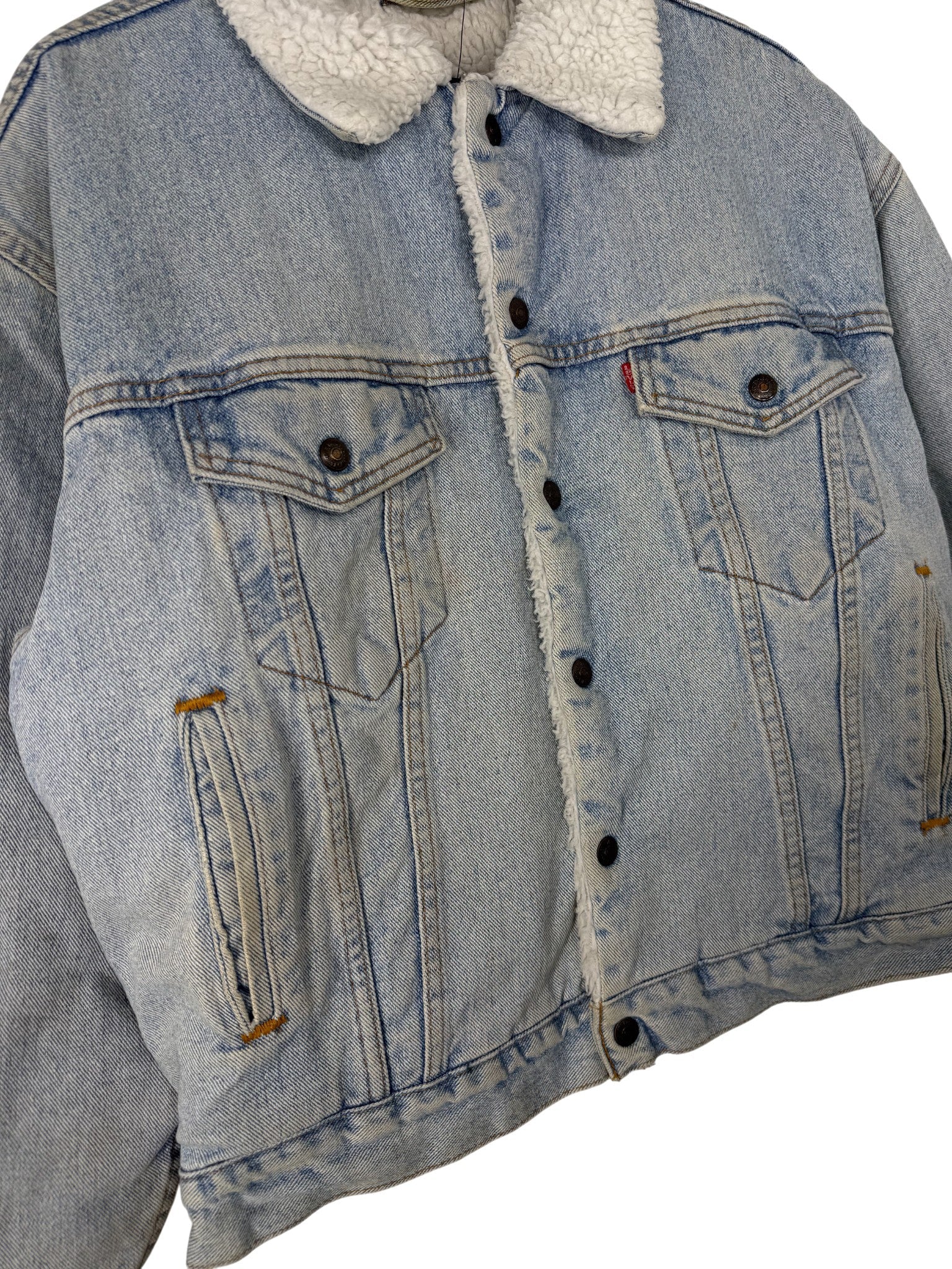 Veste en jean Levi's Sherpa 1990s – vue 2