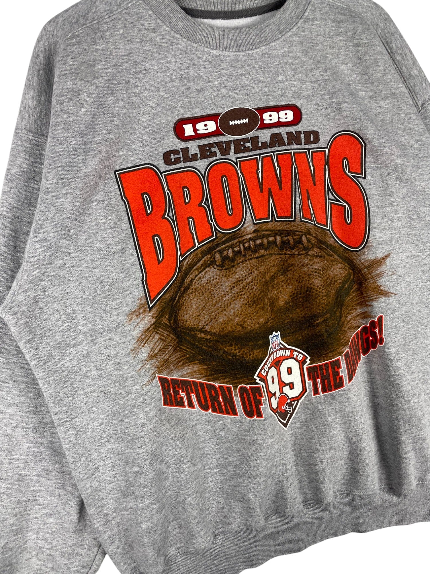 Sweatshirt Browns Starter 1999 – vue 2