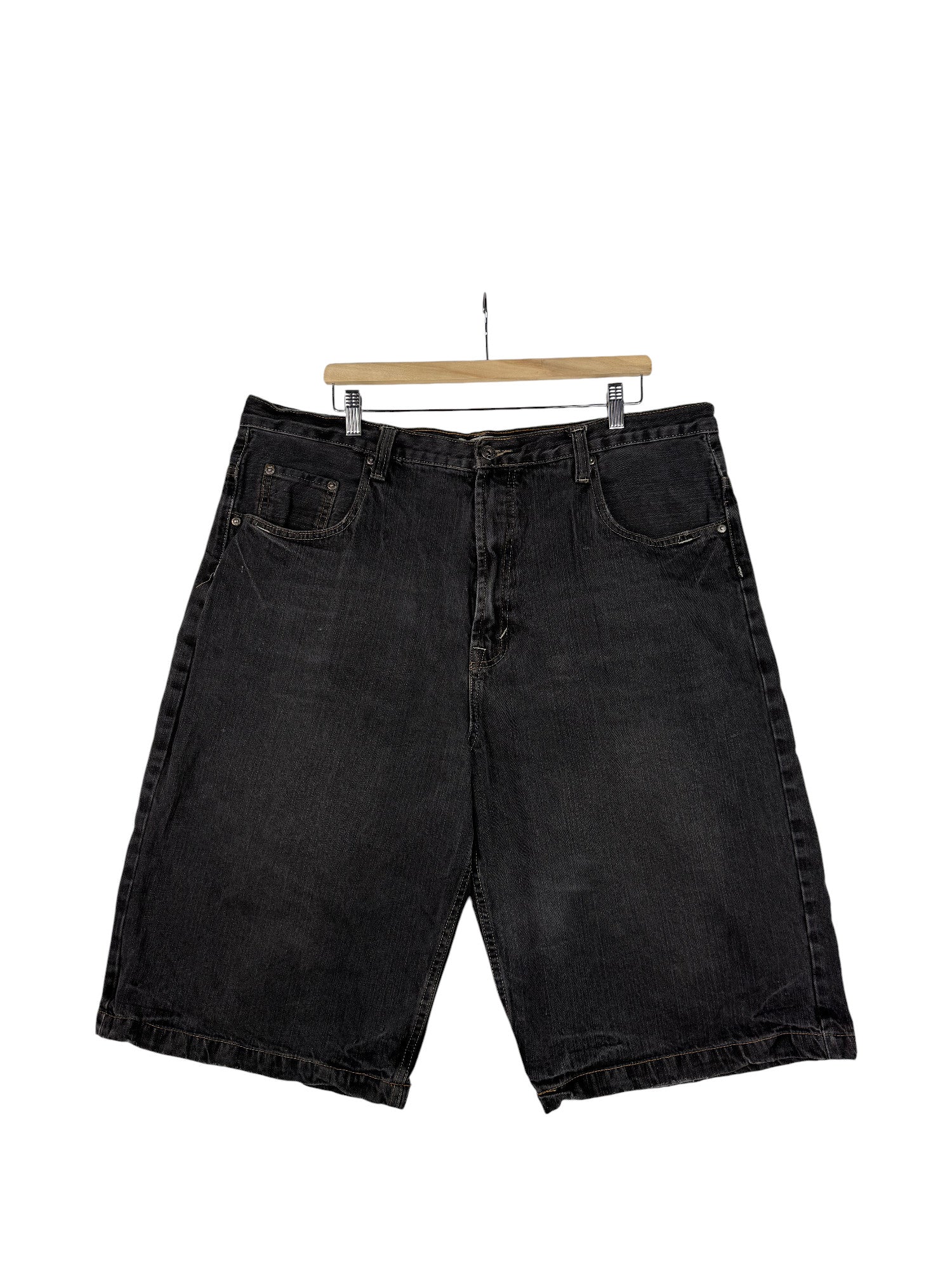 Short en jean brodé Y2K
